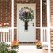 Spring Summer Flower Wreaths for Front Door with Lights